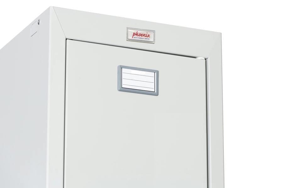 Phoenix Safe Phoenix PL 300D Series PL1133GGK 1 Column 1 Door Personal locker in Grey with Key Lock