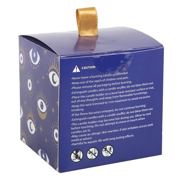 Serano All Seeing Eye White Sage Crystal Chip Protection Candle