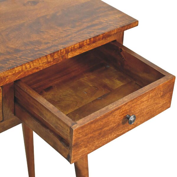 Wyld Haus Saint Paul de Vence Large 3 Drawer Chestnut Console