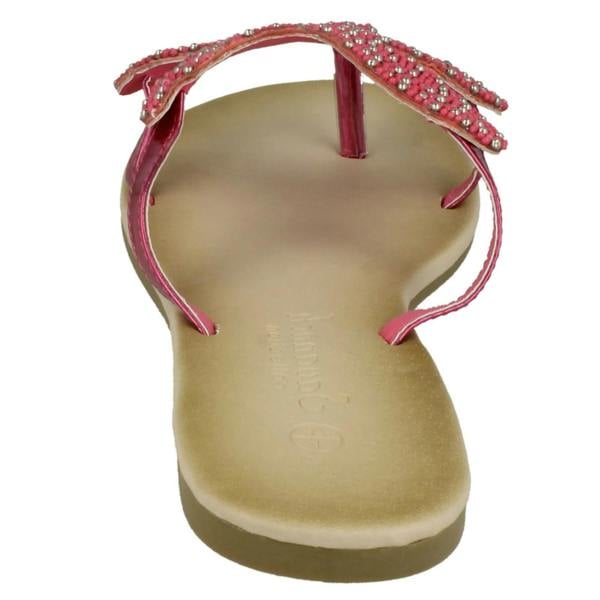 Savannah Ladies Savannah Beaded Starfish Toe Post Sandals