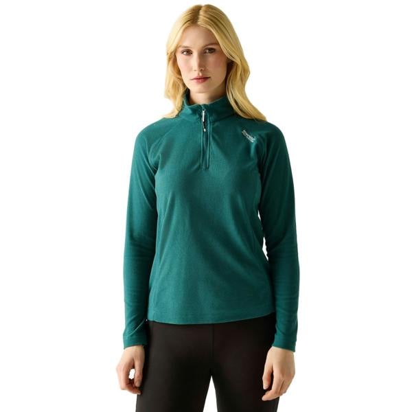 Regatta Great Outdoors Womens/Ladies Montes Half Zip Fleece Top - Mediterranean Green - 