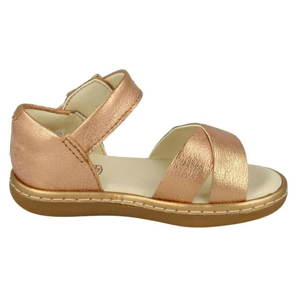 Clarks Girls Clarks Cross Detailed Sandals Skylark Pure T