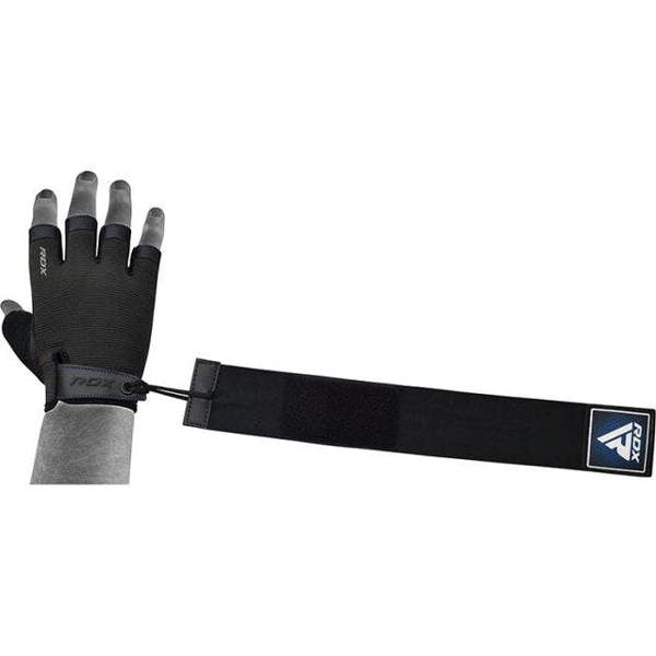 RDX Sports GYM TRAINING GLOVES T2 HALF BLUE PLUS