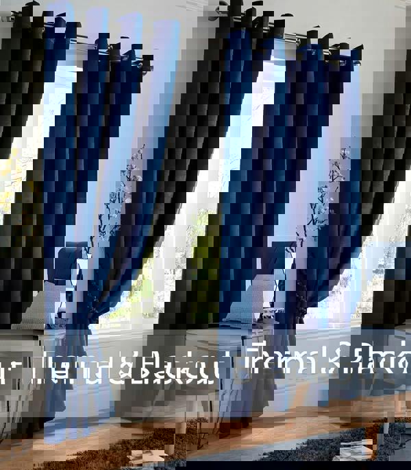 Luxury Living Velvet Ring Top Blackout Curtains