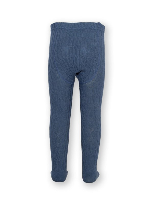 Kite Girls Organic Cable Tights Navy