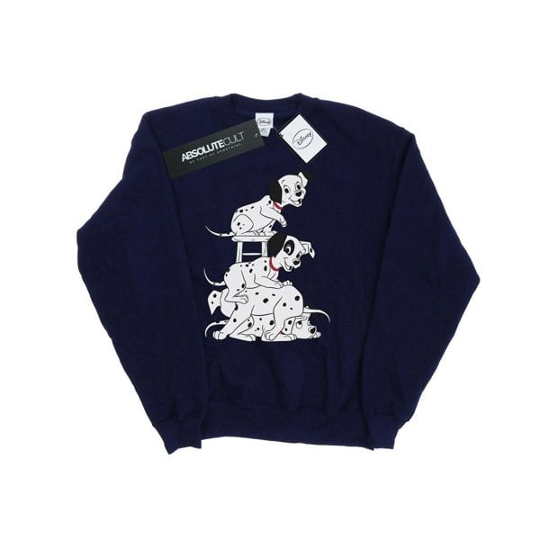 Disney Girls 101 Dalmatians Chair Sweatshirt - Navy Blue