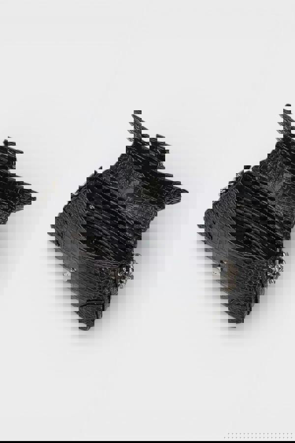 Balenciaga Lindsay Leather Shoulder Bag Black