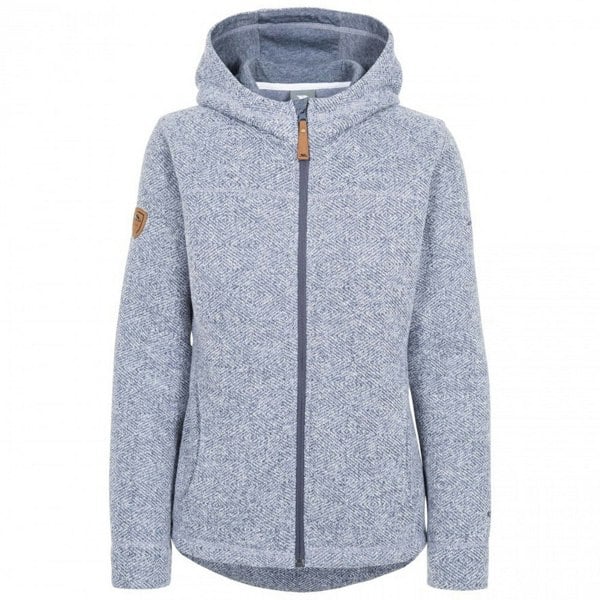 Trespass Women's Reserve Hooded Fleece - Denim Blue