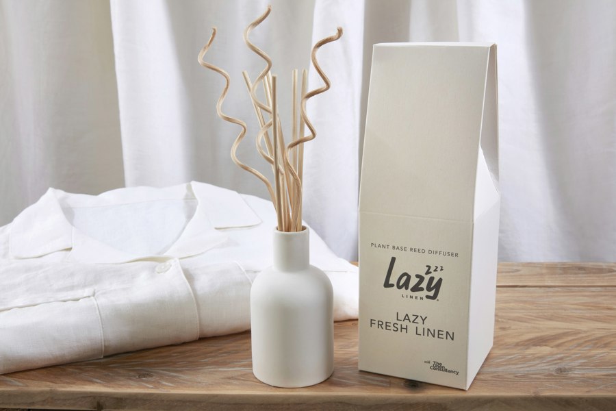 Lazy Linen 'Lazy Fresh Linen' Ceramic Reed Diffuser - White