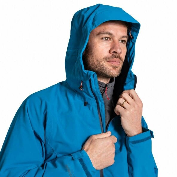 Craghoppers Mens Ponsa Rain Jacket Waterproof Coat River Blue