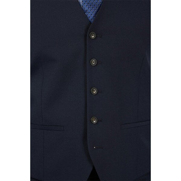 Limehaus Slim Fit Navy Waistcoat