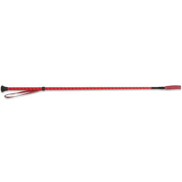 Shires Thread Stem Horse Riding Whip - Red