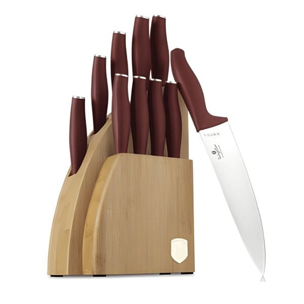 10 pcs knife set with BAMBOO stand Berlinger Haus BH2980