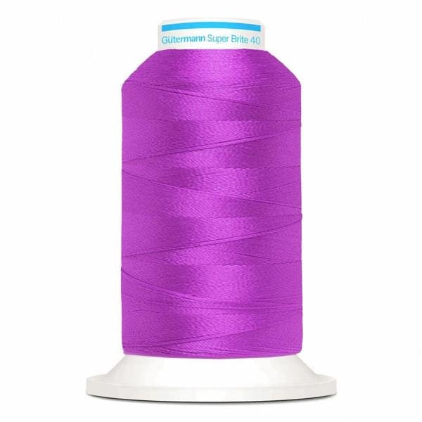 Gutermann Super Brite Polyester 40 Embroidery Thread 1000m Polyester Thread Suitable For Embroidery