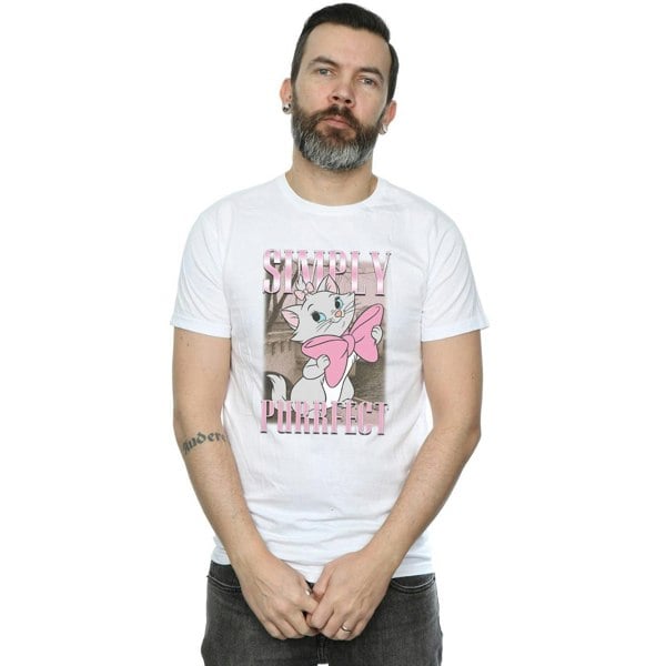 Disney Mens Aristocats Marie Simply Purrfect Homage T-Shirt - White