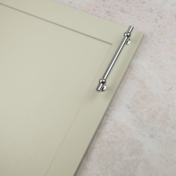 Handle & Home Polished Chrome T-Bar Handle and Knob