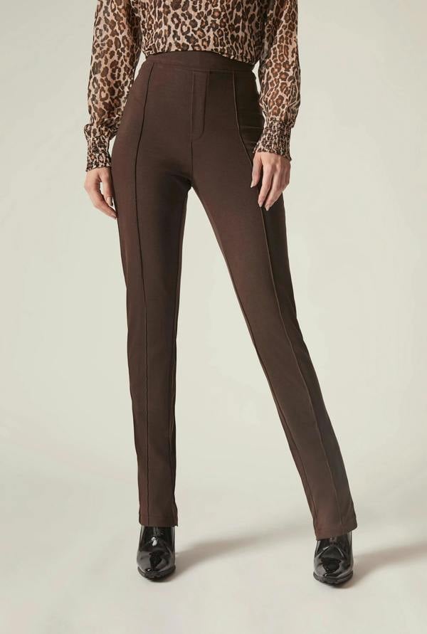 James Lakeland Cigarette Trousers Brown