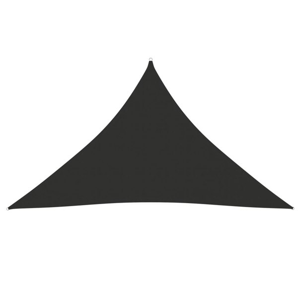 Berkfield Sunshade Sail Oxford Fabric Triangular 4x4x5.8 m Anthracite