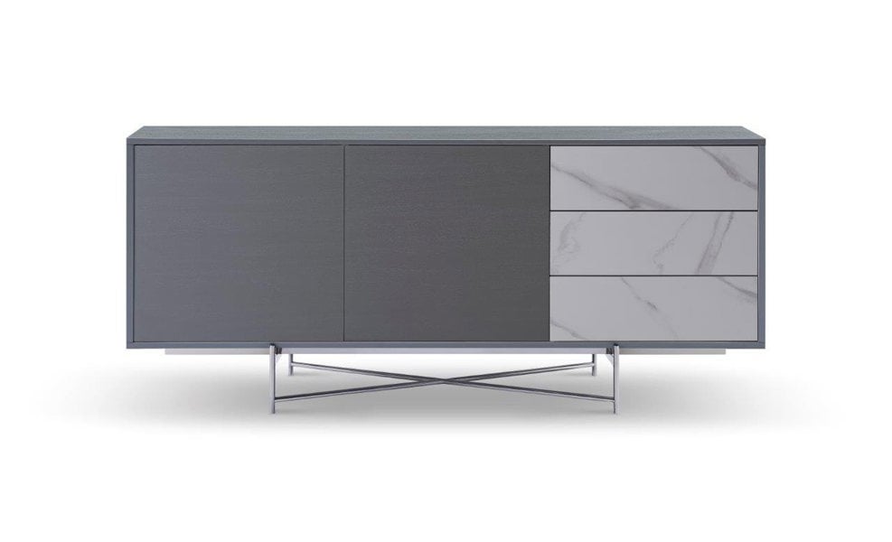 Gillmore Adriana Large Buffet Sideboards Contrasting Fascias