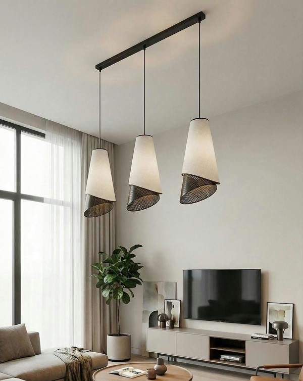 Emibig MODA Pendant Lamp 3 x E27 Black / Grey