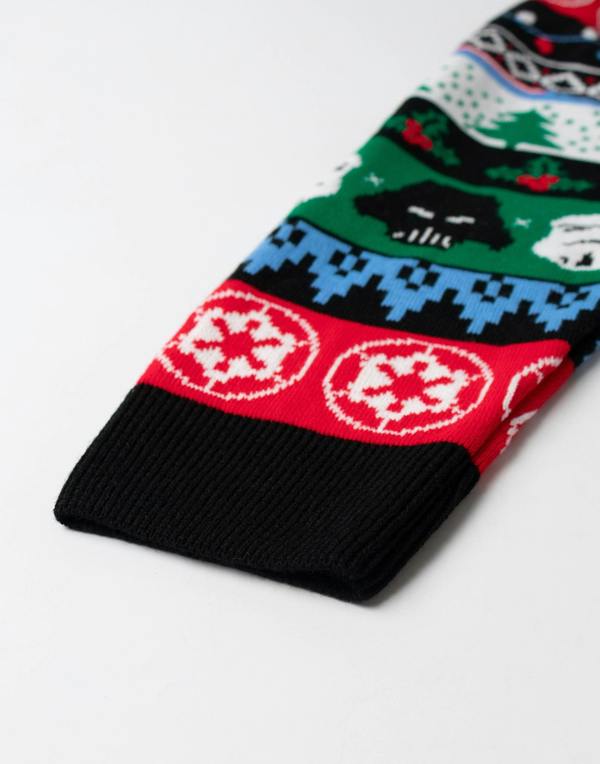 Star Wars Mens Multicoloured Logo Christmas Jumper