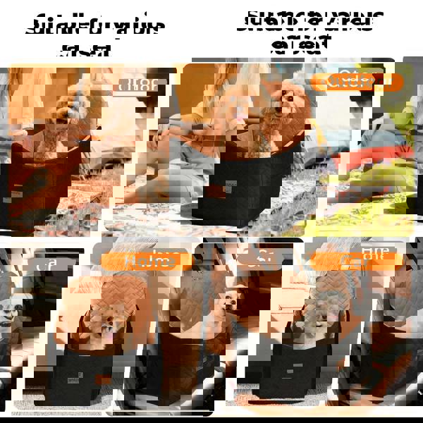 Skylos Pet Booster Dog Car Seat Safe Travel Carrier Bed Bag Basket Puppy Brown