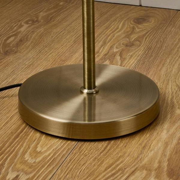 Pagazzi Lighting Tamara 3-Light Antique Brass Floor Lamp