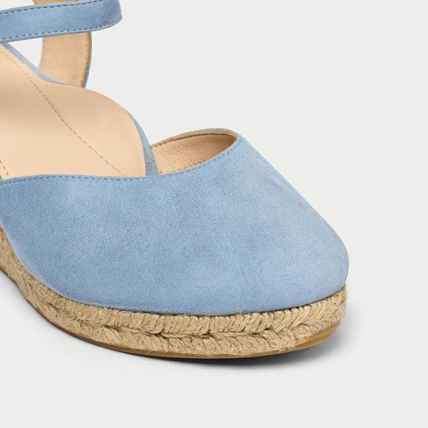 Calla Betsy Shoes - Denim Blue Suede