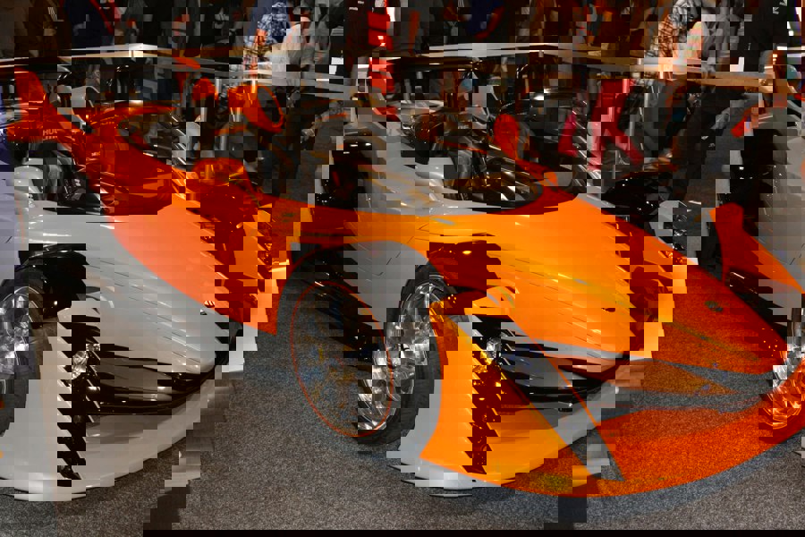 RimPro-Tec Group 4x Black Base's 4x Orange Pinstripe's / RimPro-Tec® Wheelbands™ car wheel styling kit