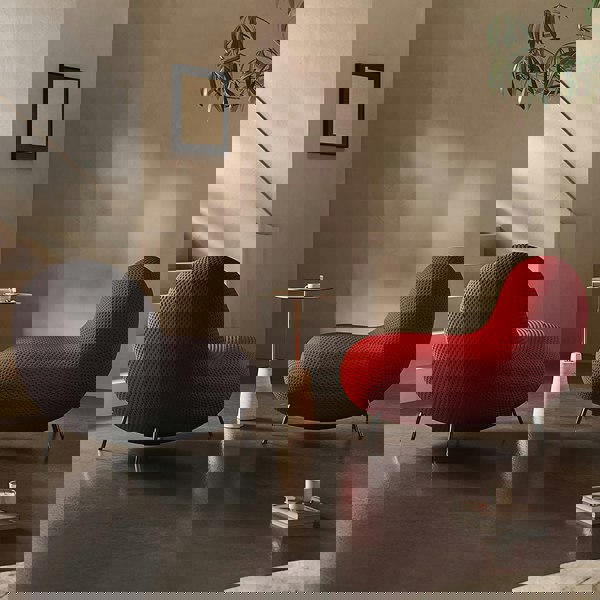 Cruz Baba Easy Chair, Lounge Chair, Red-Weilai Concept-Weilai Concept