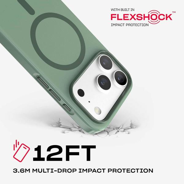 Tech21 Evo Pulse Fauxven Case with MagSafe for iPhone 17/18 Pro 6.3" Hunter - T21-11618