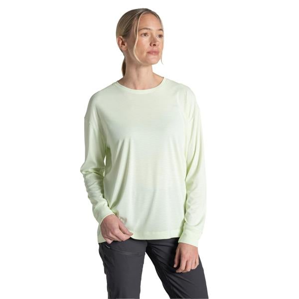 Craghoppers Womens/Ladies Nosilife Long-Sleeved T-Shirt - Pear Drop - 