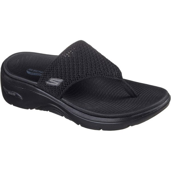 Skechers Go Walk Arch Fit 2.0 Polyester Women's Black Sandals