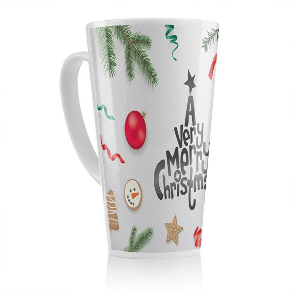 Benjamin Tate Design Christmas Greeting Design Dining Latte Mug