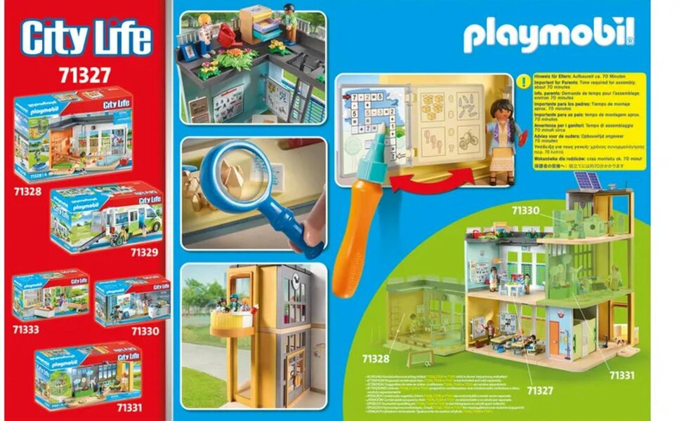 Playmobil 71327 City Life Large School with Lift & Classrooms