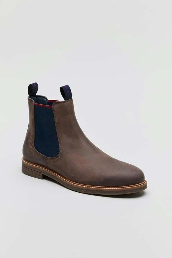 Ben Sherman Walker Chelsea Leather Men's Brown Boots