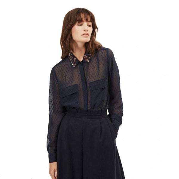 Great Plains Highland Embroidery Womens Shirt