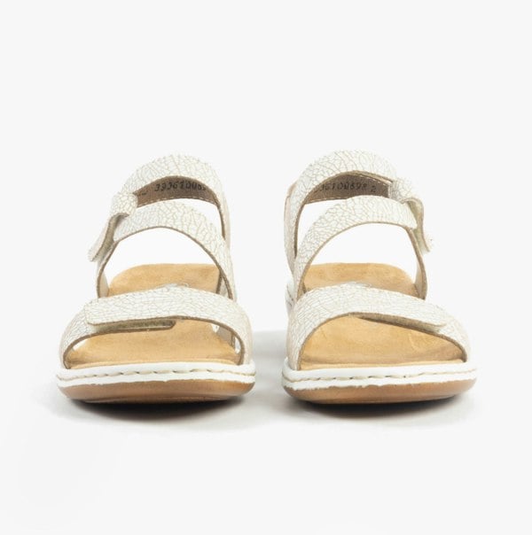 Rieker 659C7-81 Womens Sandals - White