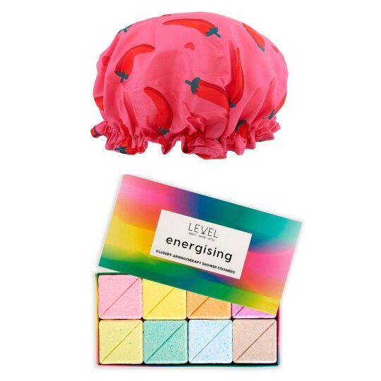 Shower Sanctuary Set - Various Prints - Chilli Pepper