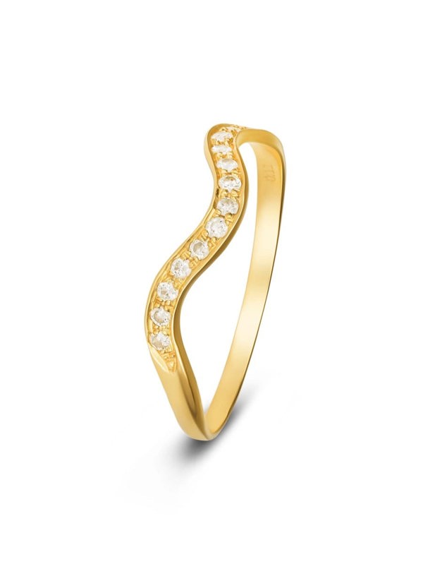 Gemdaia Diamond Curve Band