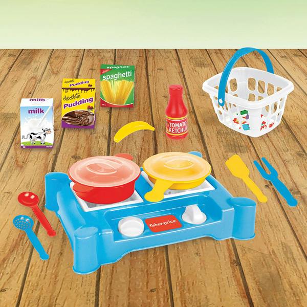Dolu Fisher-Price Children's Stove Set - White