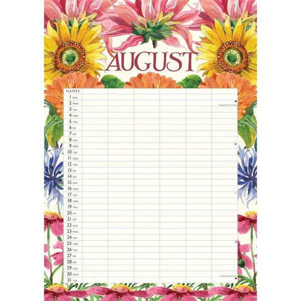 Emma Bridgewater A3 Home Organiser 2027, Family Planners, Month To View, Art, Gift