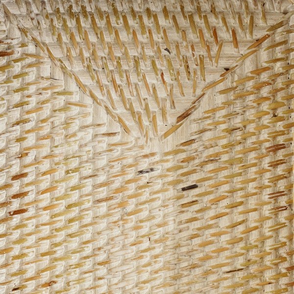 Rectangular Tissue Holder - Wicker Rattan Tissue Box Cover - Coastal Villa Homeware