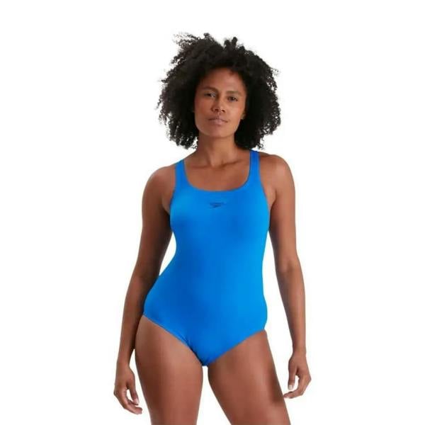 Blue Endurance Plus Medalist one-piece racerback swimsuit by Speedo