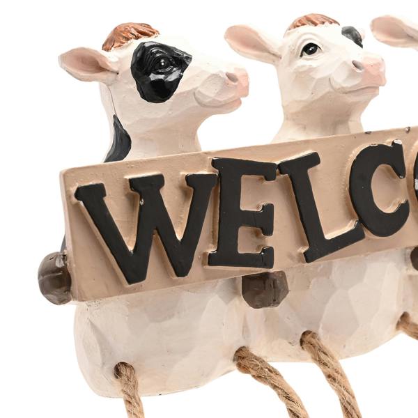 Country Living Resin Farm Animals "Welcome"