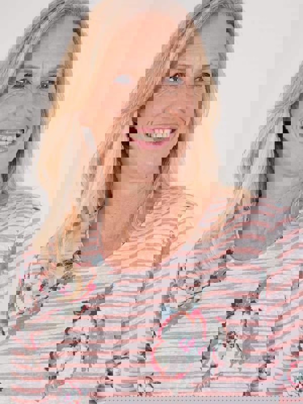 TIGI Stripe And Poppy Bloom Top