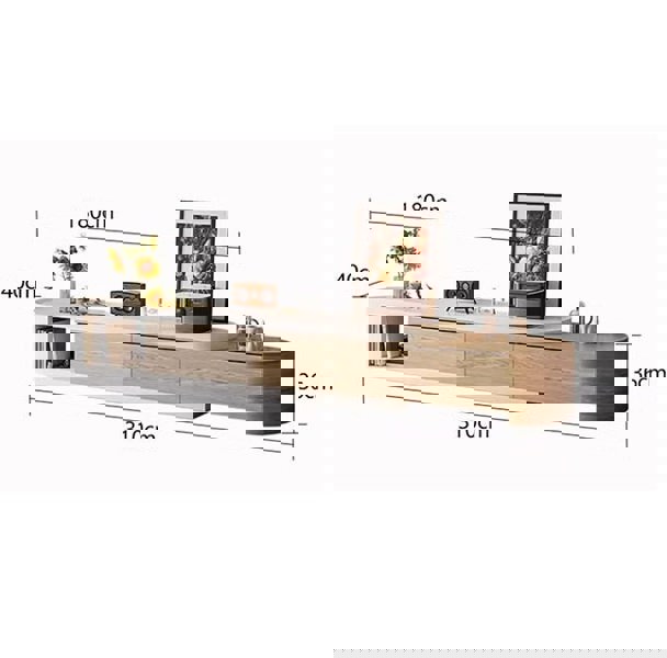 Bess Coffee Table, White & Black-Rit Concept-Rit Concept