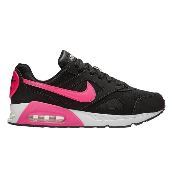Nike Girls Air Max Ivo Leather Trainers - Black/Pink - 