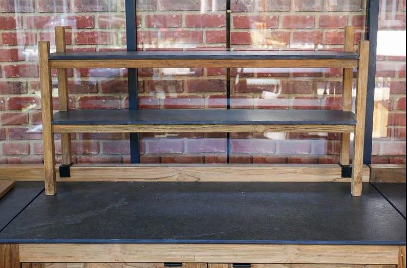 Ocean Designs Barletta Teak Kitchen Shelving Unit