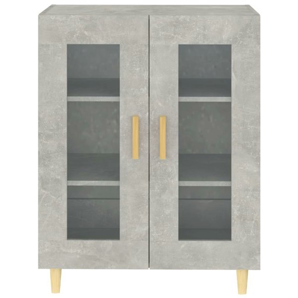 Berkfield Sideboard Concrete Grey 69.5x34x90 cm Engineered Wood